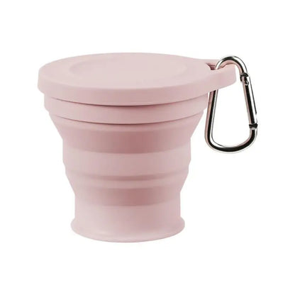 Collapsible Travel Cup Pink