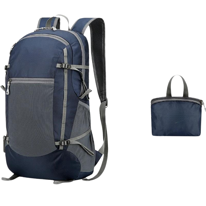 Foldable Waterproof Backpack Blue