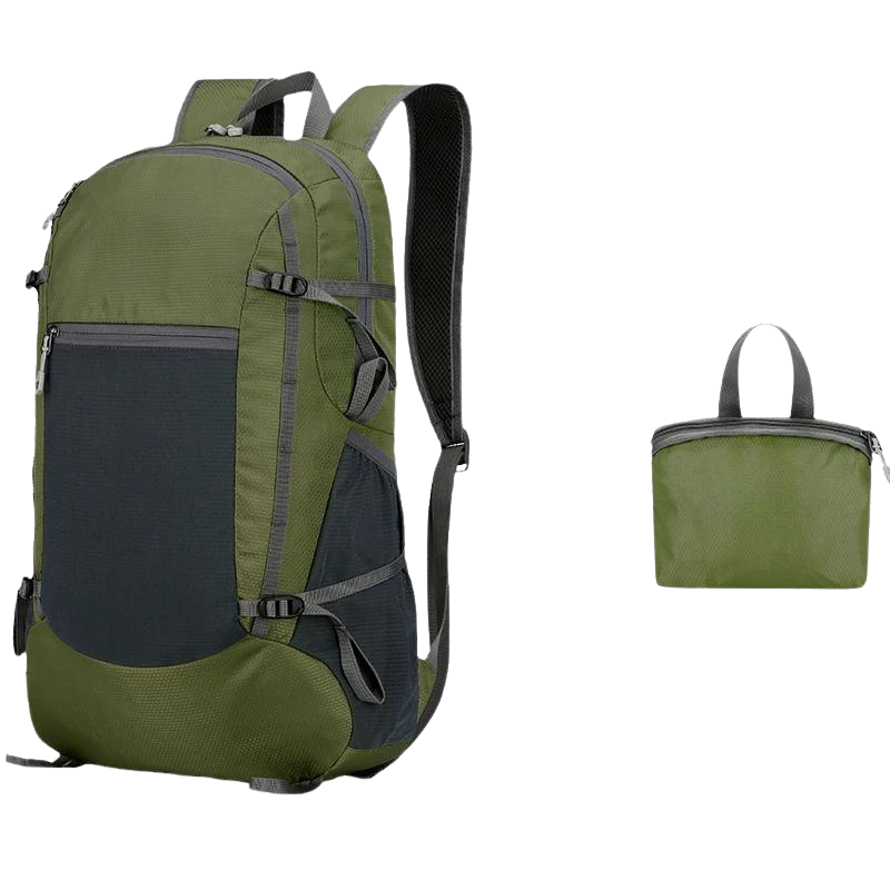 Foldable Waterproof Backpack Green