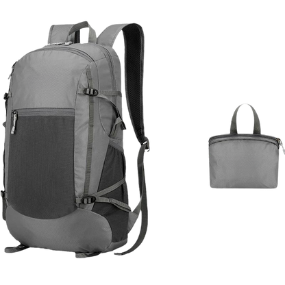 Foldable Waterproof Backpack Grey