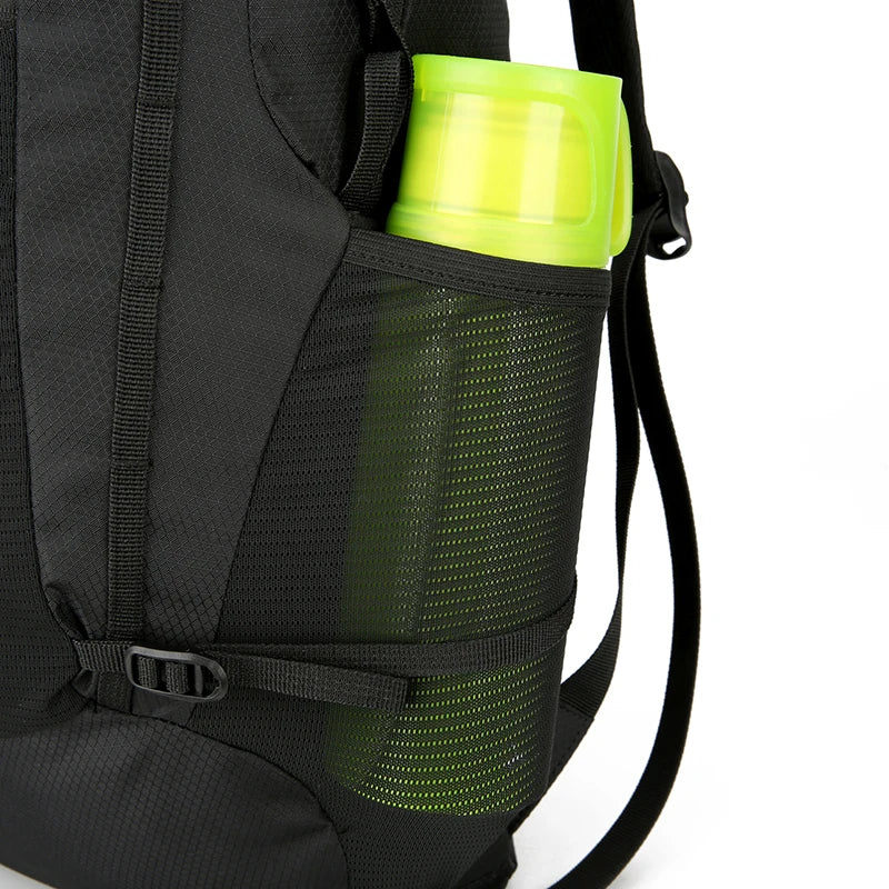 Foldable Waterproof Backpack With Water Bottle