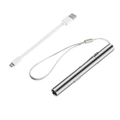 Mini LED USB Rechargeable Travel Torch With Cable