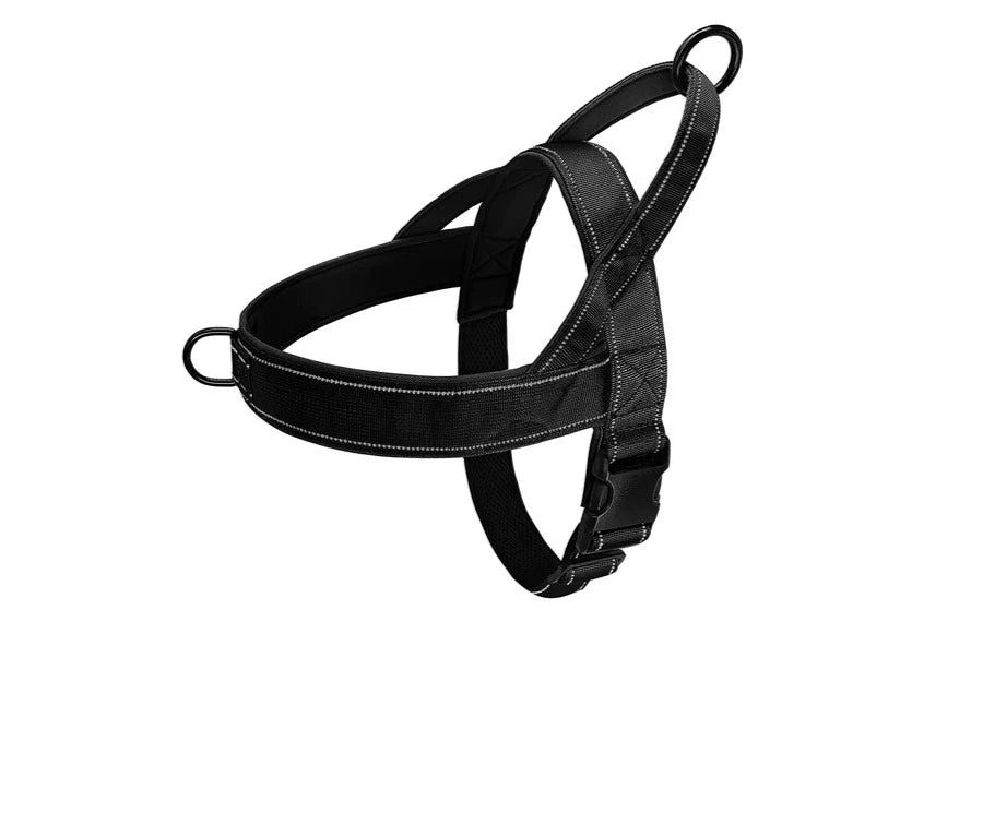 No Pull Reflective Dog Harness For Training Black