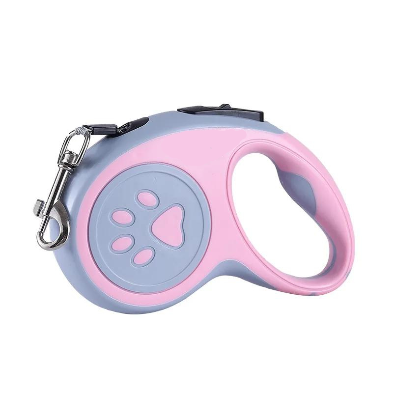 Retractable Dog Lead Pink